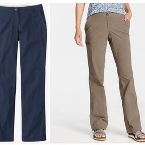 Hiking Women’s LL Bean comfort trail pants size 2 NWT navy blue